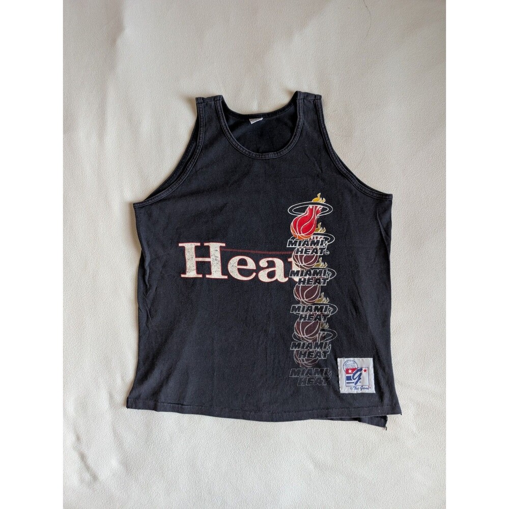 Vtg 90s Miami Heat The Game Women’s Graphic Print Tank Top Sz XL NBA